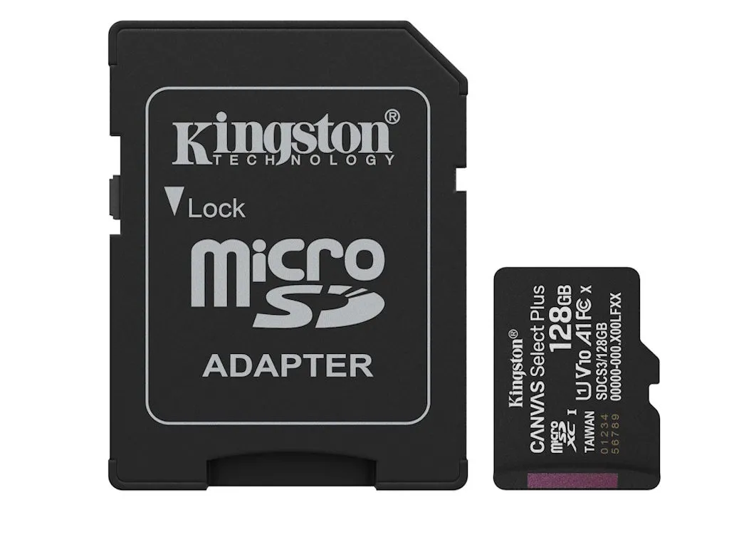 Memorije kartice KINGSTON SDCS3/128GB/microSDXC/128GB/Class10 U1/150MB/s + adapter Slika 5